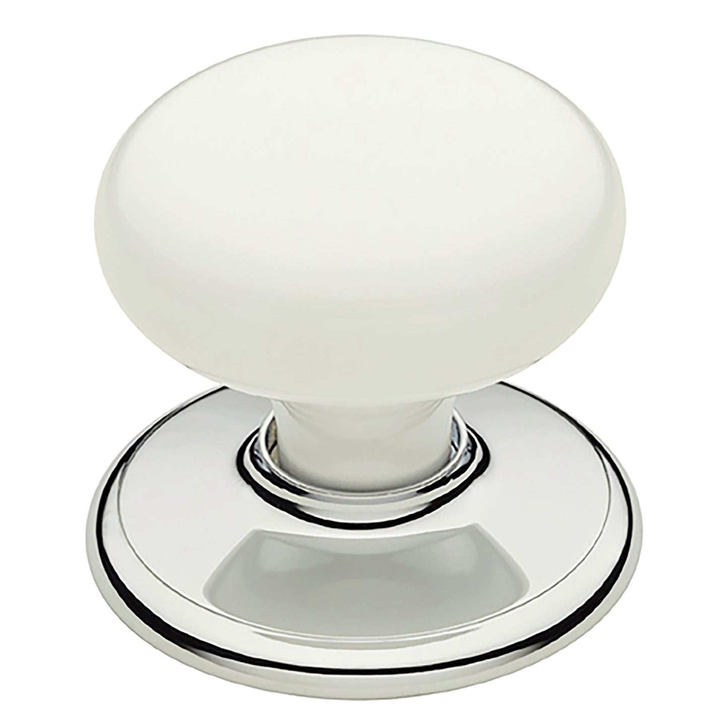 Gainsborough Classic Series White Passage Knobset - 90mm