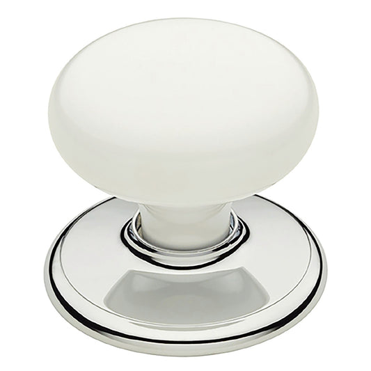 Gainsborough Classic Series White Passage Knobset - 90mm