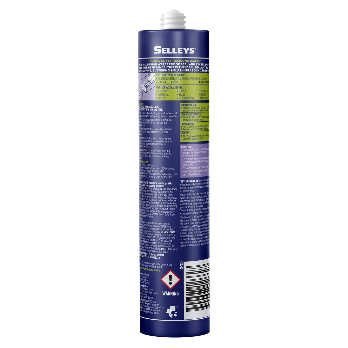 Selleys Dune Roof and Gutter Silicone Sealant - 300g