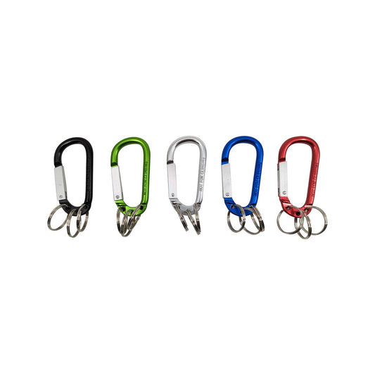 Key Essentials Key Ring Carabiner - 38mm - Steel - Assorted Colours