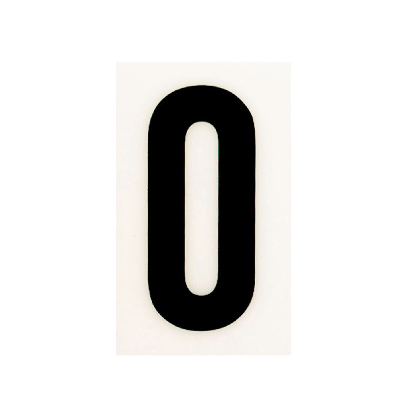Sandleford Self Adhesive House Number 0 - 60mm - White
