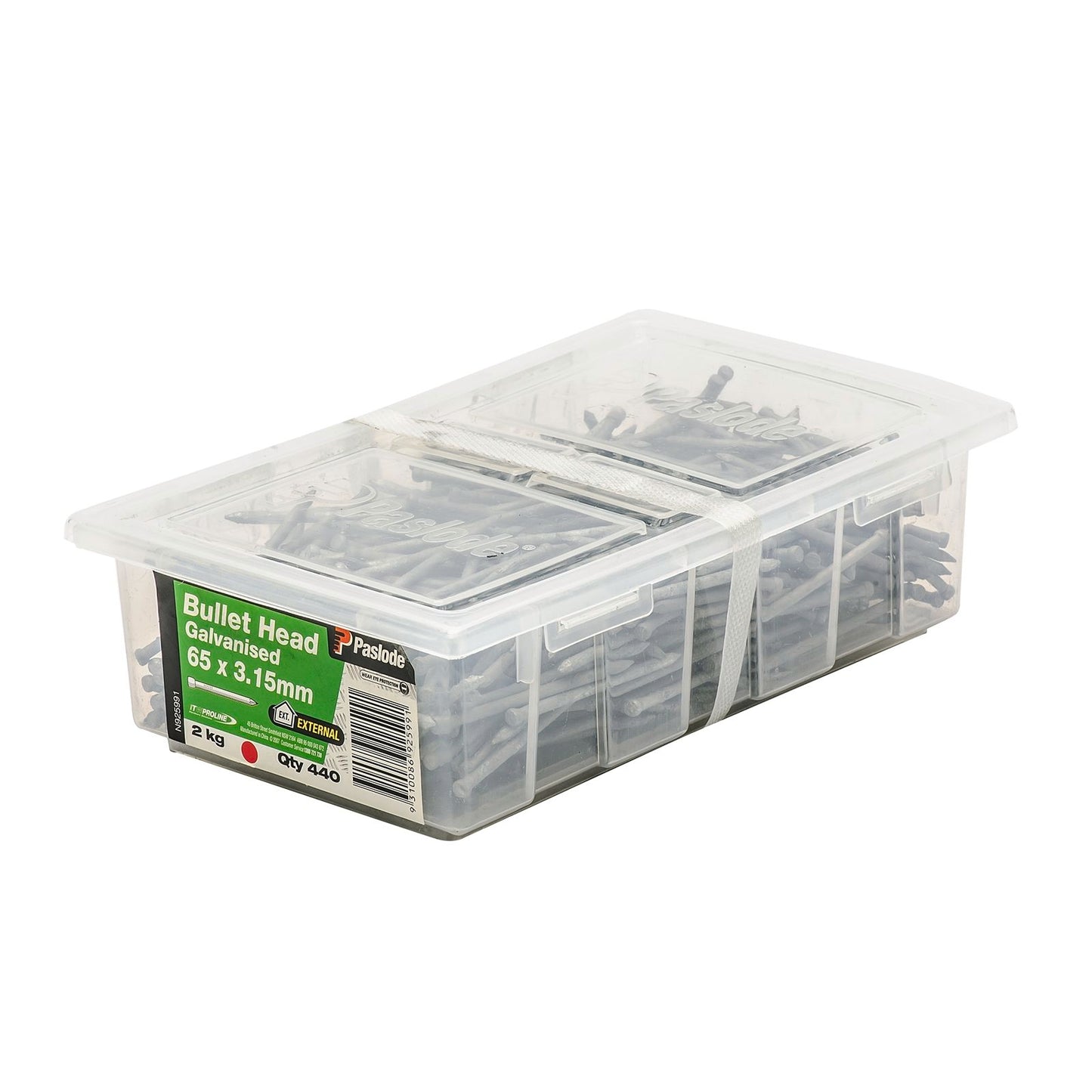 Paslode Bullet Head Nails - 65 x 3.15mm - 440 Pack