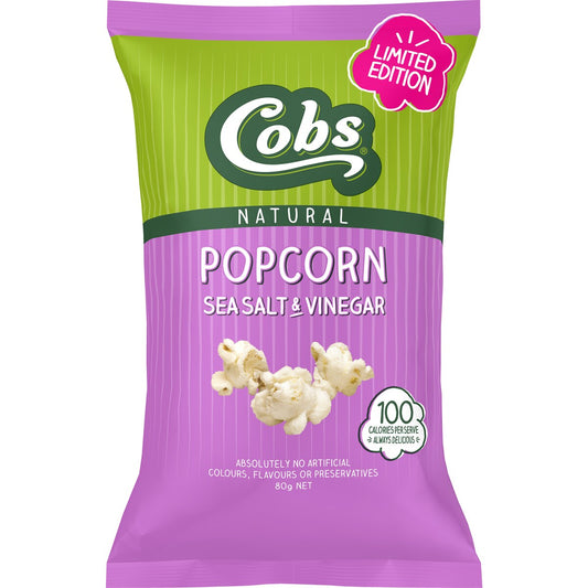 Cobs Popcorn Salt & Vinegar 80g