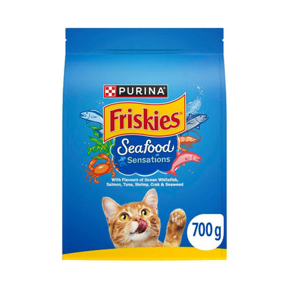 Friskies Seafood Sensations Dry Cat Food - 700g