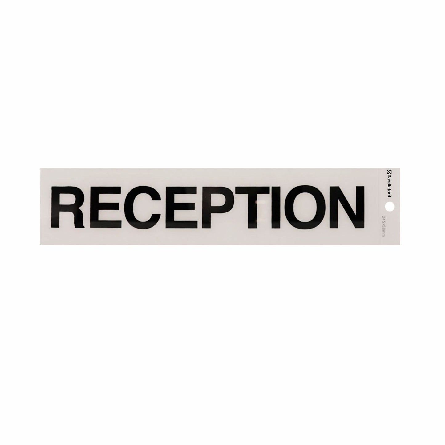 Sandleford Self Adhesive Reception Sign - 245 x 58mm