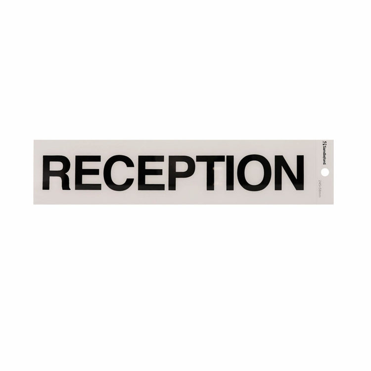 Sandleford Self Adhesive Reception Sign - 245 x 58mm