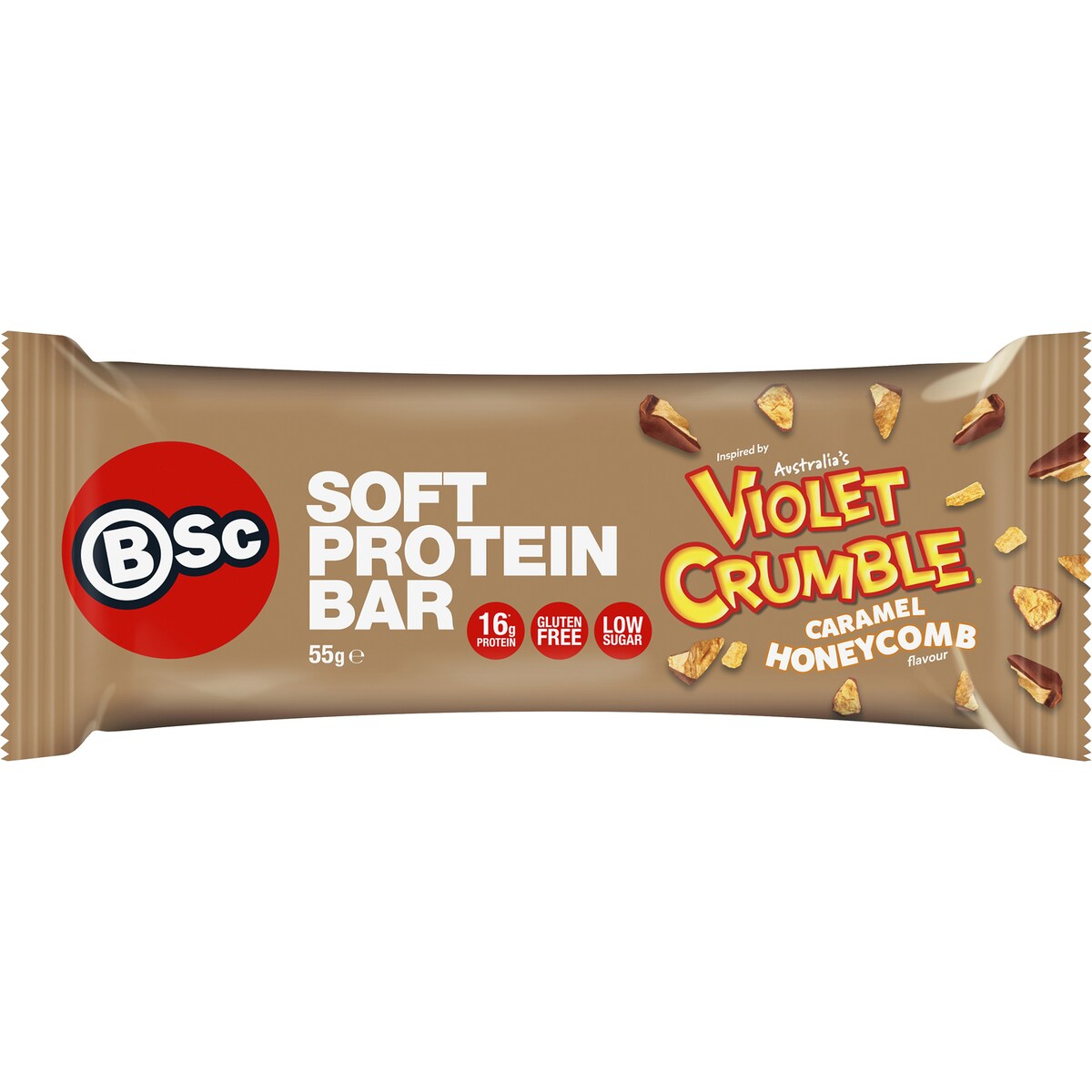 Bsc Soft Protein Bar Caramel Honeycomb Flavour 55g