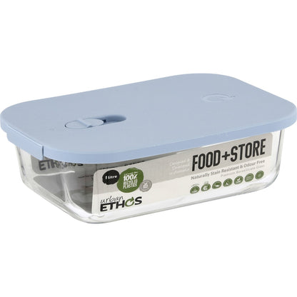 Urban Ethos Rectangular Glass Container 1l Assorted Each