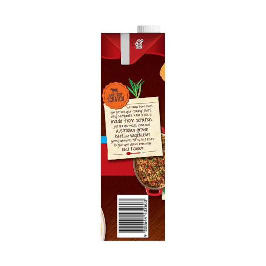 Campbell's Real Stock Beef Stock Salt Reduced - 1L