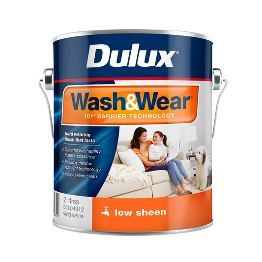 Dulux Vivid White Low Sheen Interior Paint - 2L