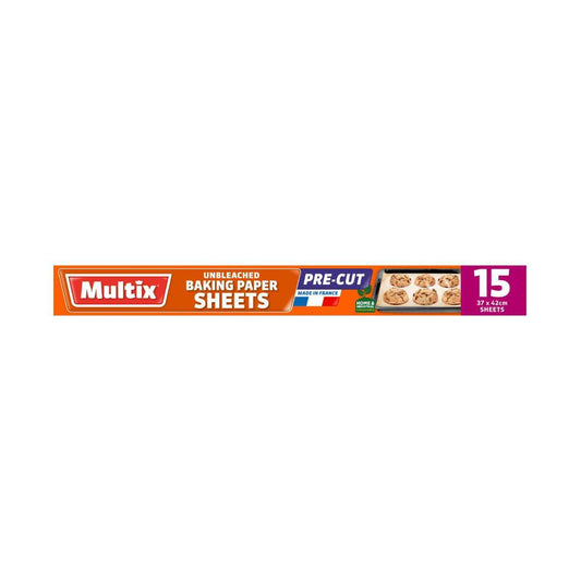 Multix Pre-cut Extra Wide Bake Sheets - 15 Pack