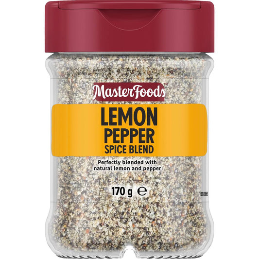 Masterfoods Large Lemon Pepper Seasoning 170g