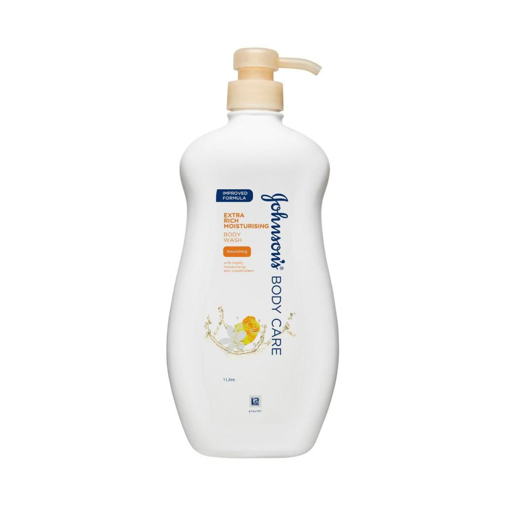 Johnson's Body Care Extra Rich Moisturising Cream Body Wash - 1L