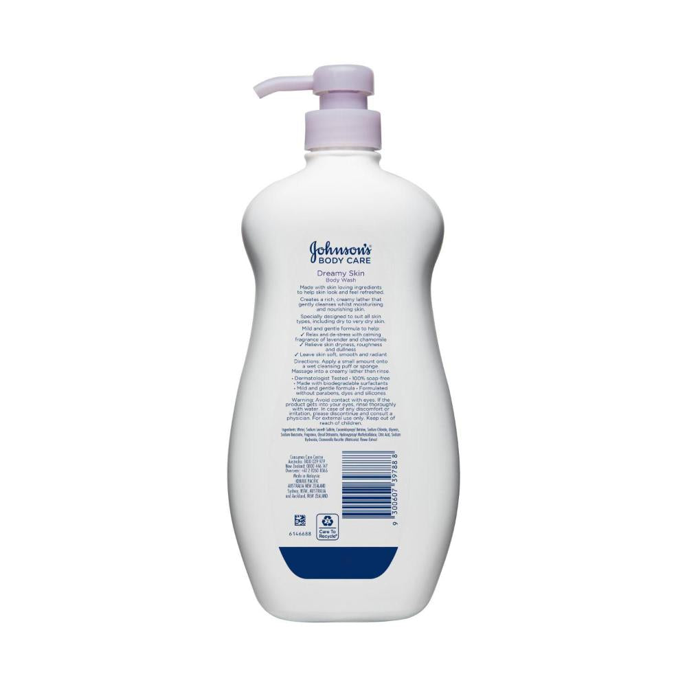 Johnson's Body Care Dreamy Skin Lavender & Moonflower Scented Body Wash - 1L