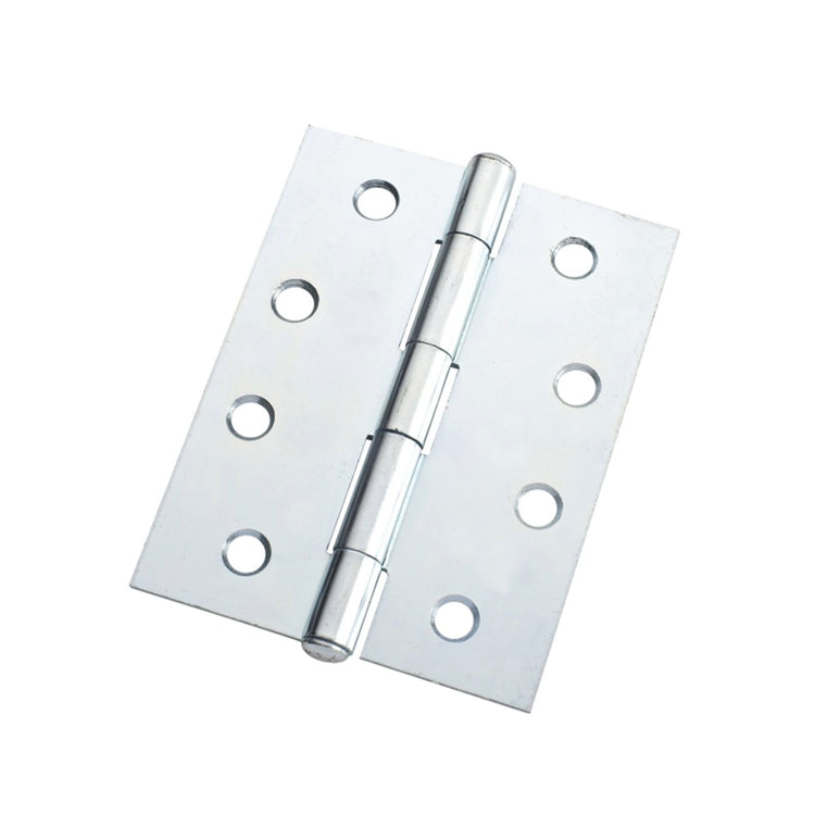 Lane 100mm Zinc Plated Fixed Pin Butt Hinge - 20 Pack