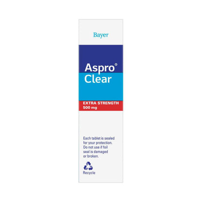 Aspro ear Extra Strength Pain Relief Aspirin 16 Soluble Effervescent Tablets - 1 Pack