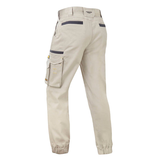 Dewalt Khaki Goldfield Prostretch Trousers Size 38 - 4-Way Stretch - Durable