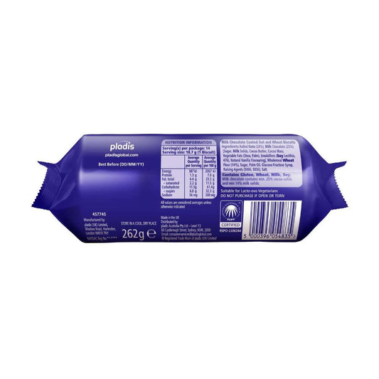 Mcvitie's Milk Chocolate Hobnobs - 262g