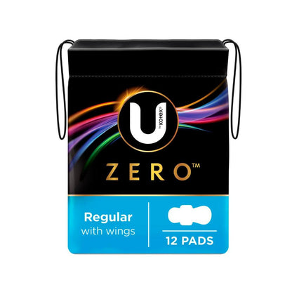U By Kotex Pads Regular With Wings - 12 Pack