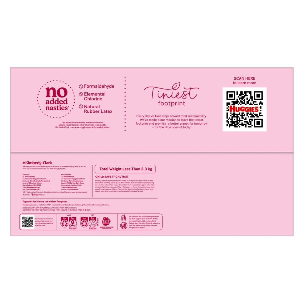 Huggies Ultra Dry Nappies Girls Size 5 (13-18kg) | 64 Pack