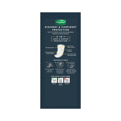 Depend Men Level 2 Guards - 12 Pack