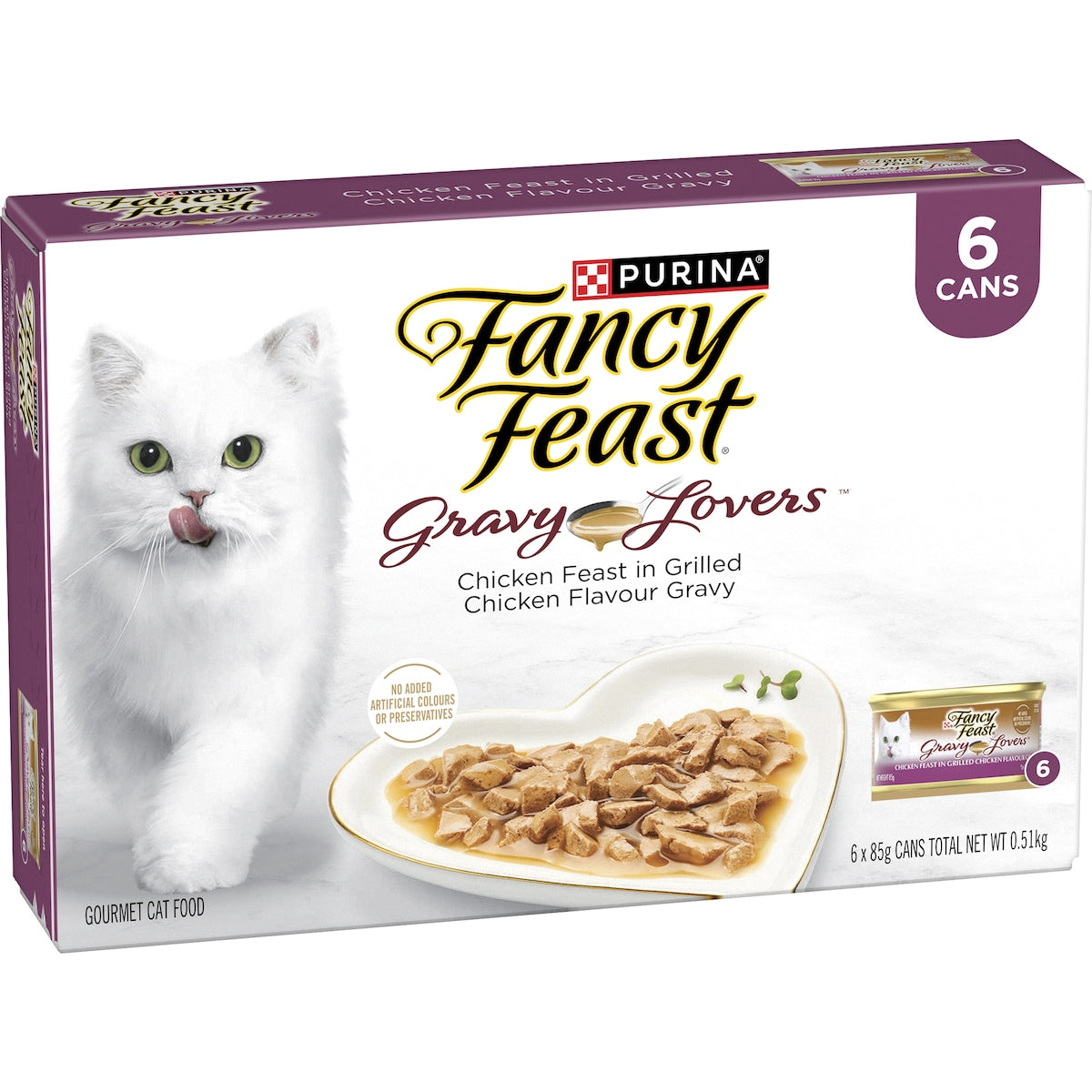 Fancy Feast Gravy Lovers Chicken Wet Cat Food 85g X 6 Pack