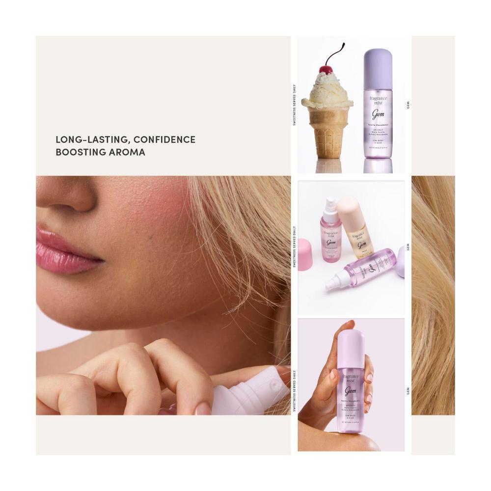 Gem Fragrance Mist Vanilla & Macadamia - 90mL