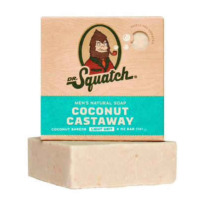 Dr Squatch Coconut Castaway Bar Soap - 141g