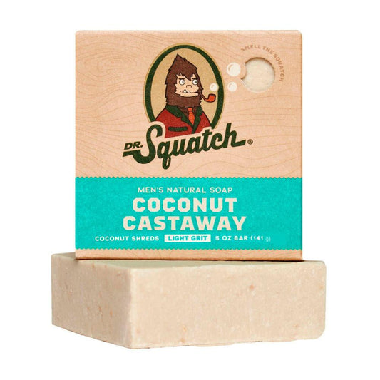 Dr Squatch Coconut Castaway Bar Soap - 141g