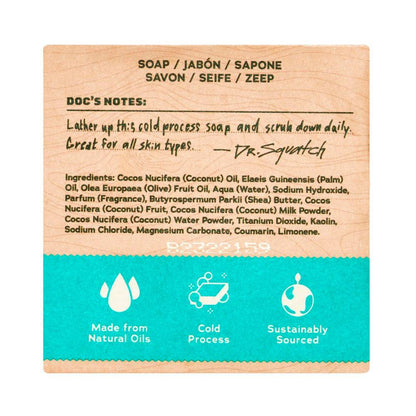 Dr Squatch Coconut Castaway Bar Soap - 141g