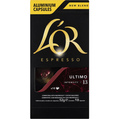 Lor Espresso Ultimo Coffee Pods Nespresso Compatible 10 Pack