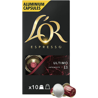 Lor Espresso Ultimo Coffee Pods Nespresso Compatible 10 Pack