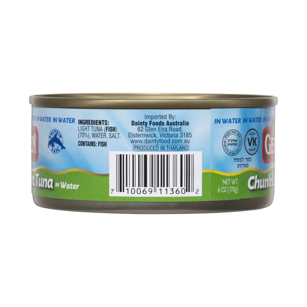 Gefen Chunk Light Tuna In Water - 170g