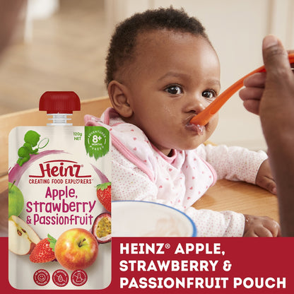 Heinz Baby Food Apple Strawberry & Passionfruit 8+ Months 120g