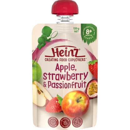 Heinz Baby Food Apple Strawberry & Passionfruit 8+ Months 120g
