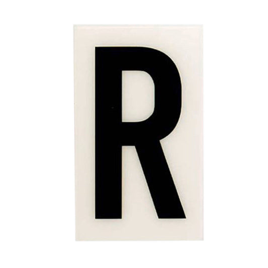 Sandleford Self Adhesive House Letter R - 85mm - White