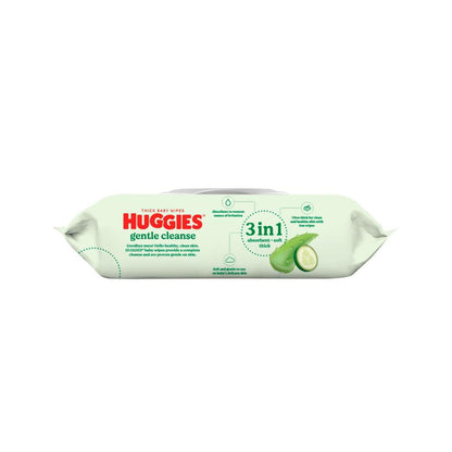 Huggies Lightly Fragranced Cucumber & Aloe Baby Wipes - 80 pack