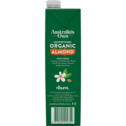 Australia's Own Unsweetened Almond Milk 1l