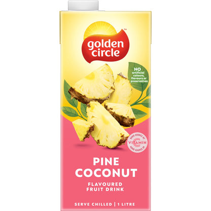 Golden Circle Drinks Pine Coconut Flavoured Fruit Drink 1l