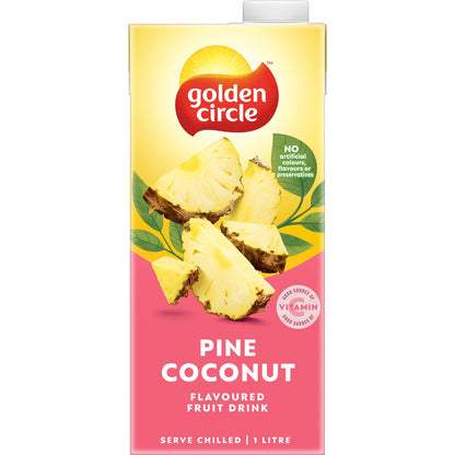 Golden Circle Drinks Pine Coconut Flavoured Fruit Drink 1l