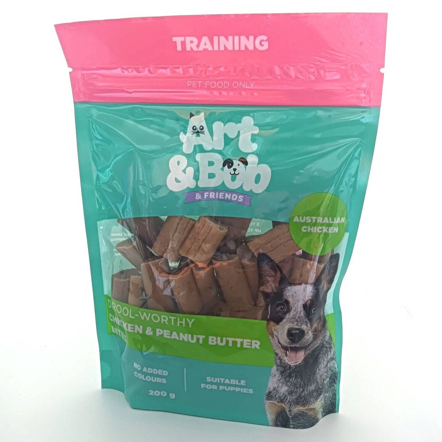 Art Bob Chicken Peanut Butter Bites Dog Treat - 200g