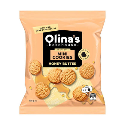 Olinas Mini Cookies Butter And Honey - 120g
