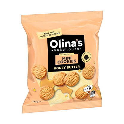 Olinas Mini Cookies Butter And Honey - 120g