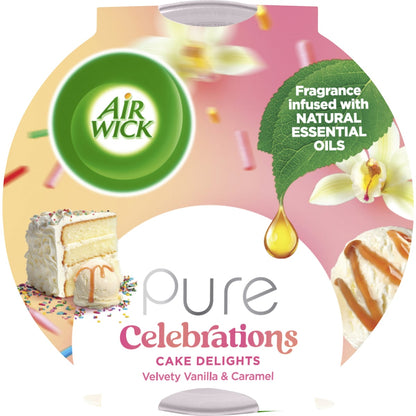 Air Wick Pure Candle Celebrations Cake Delights 105g