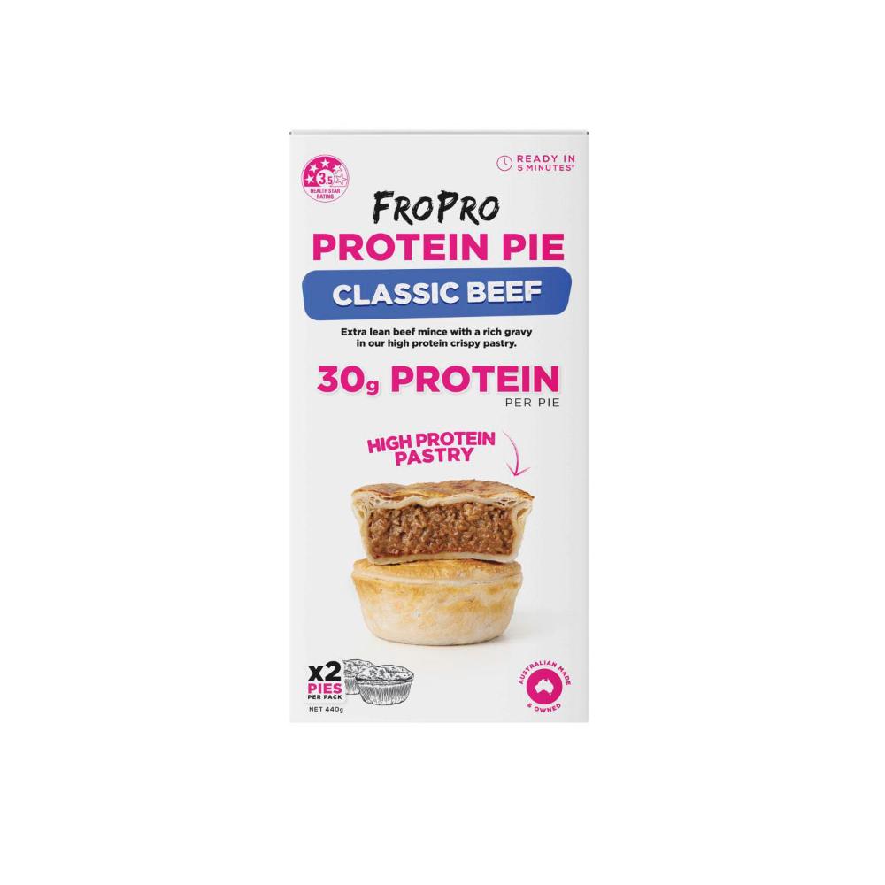 Fropro Protein Classic Beef Pie 2 Pack - 440g