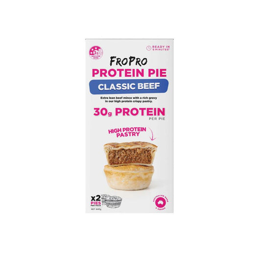 Fropro Protein Classic Beef Pie 2 Pack - 440g