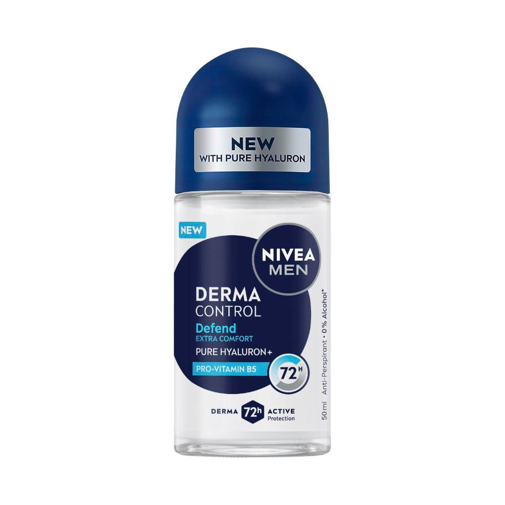 Nivea Men Roll On Deodorant Derma Control Defend - 50mL