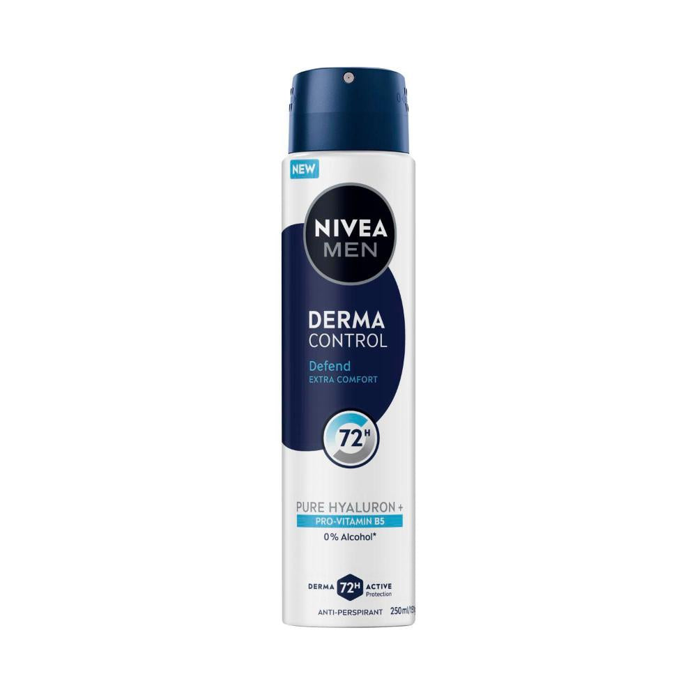 Nivea Men Aerosol Deodorant Derma Control Defend - 250mL