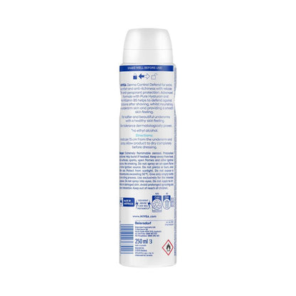 Nivea Deodorant Aerosol Derma Control Defend - 250mL
