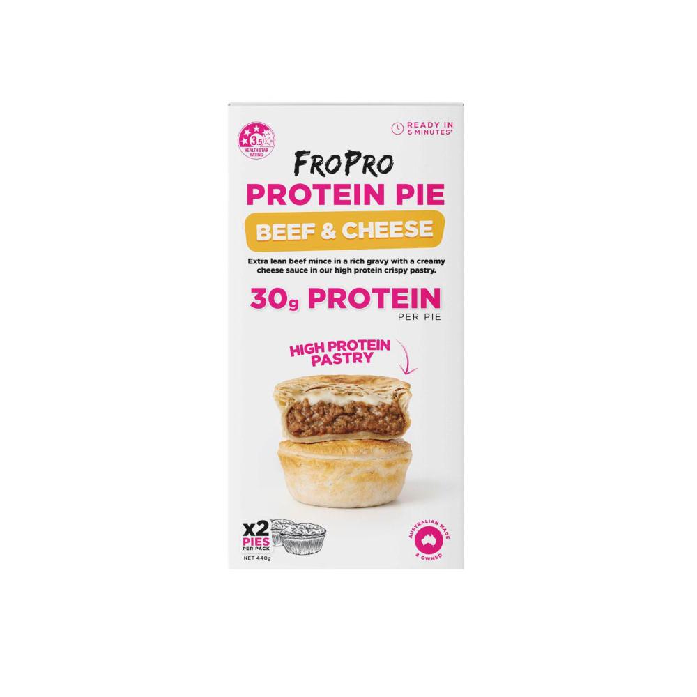 Fropro Protein Beef & Cheese Pie 2 Pack - 440g